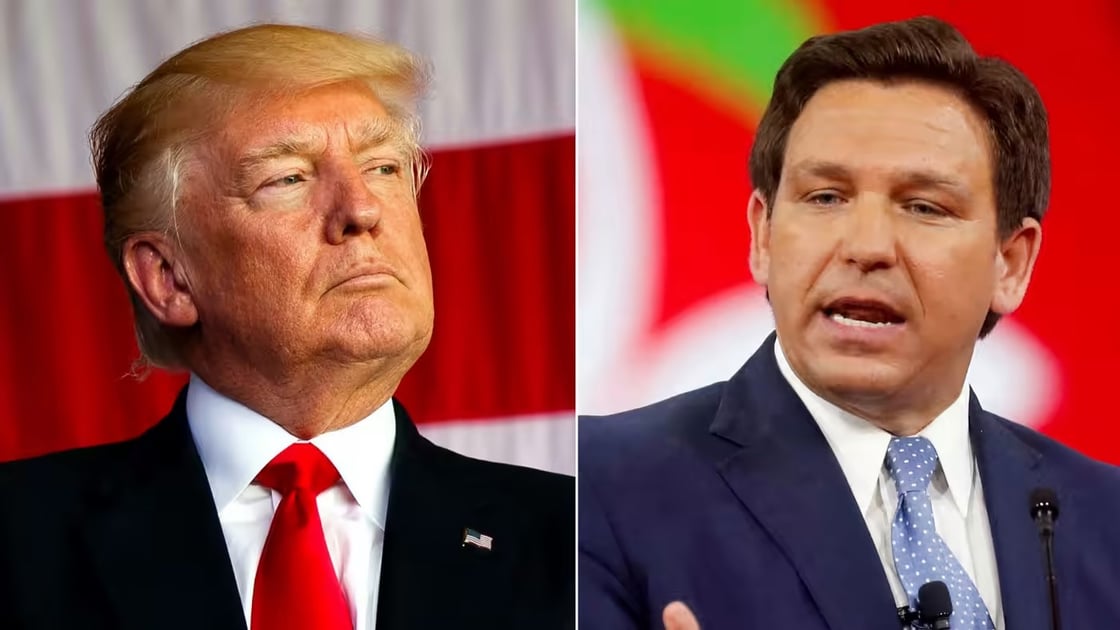 Trump and DeSantis