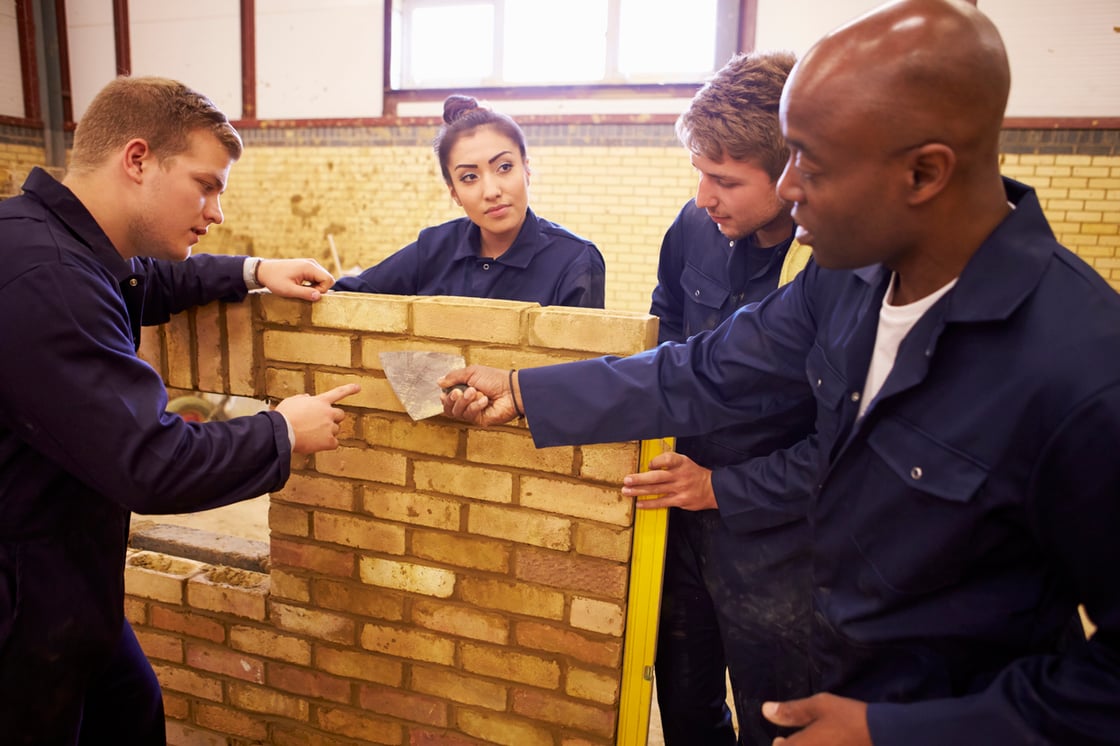 learning to lay brick