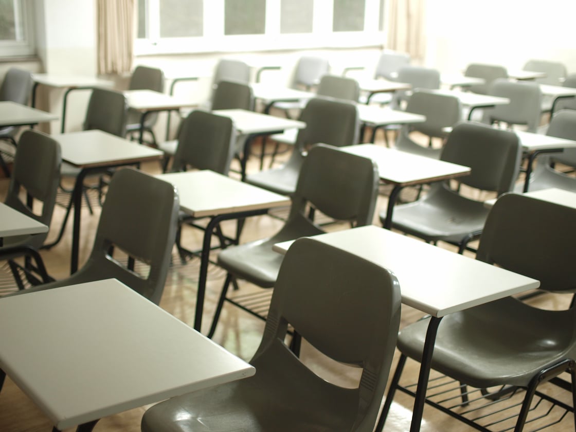 Empty classroom 