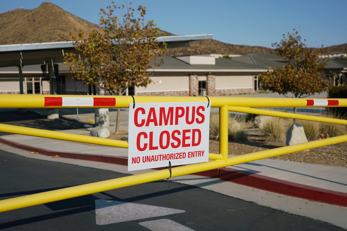 Closed campus